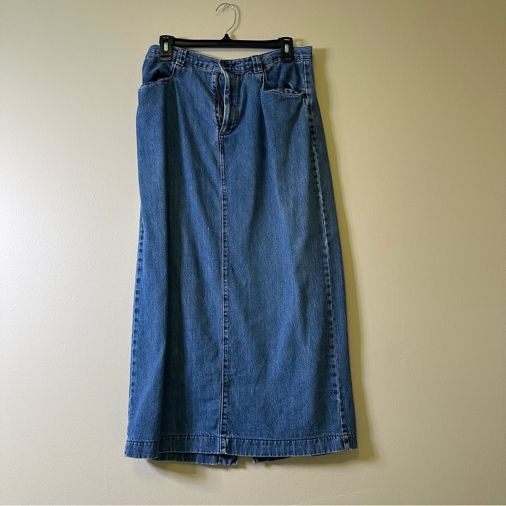 Denim Maxi Skirt